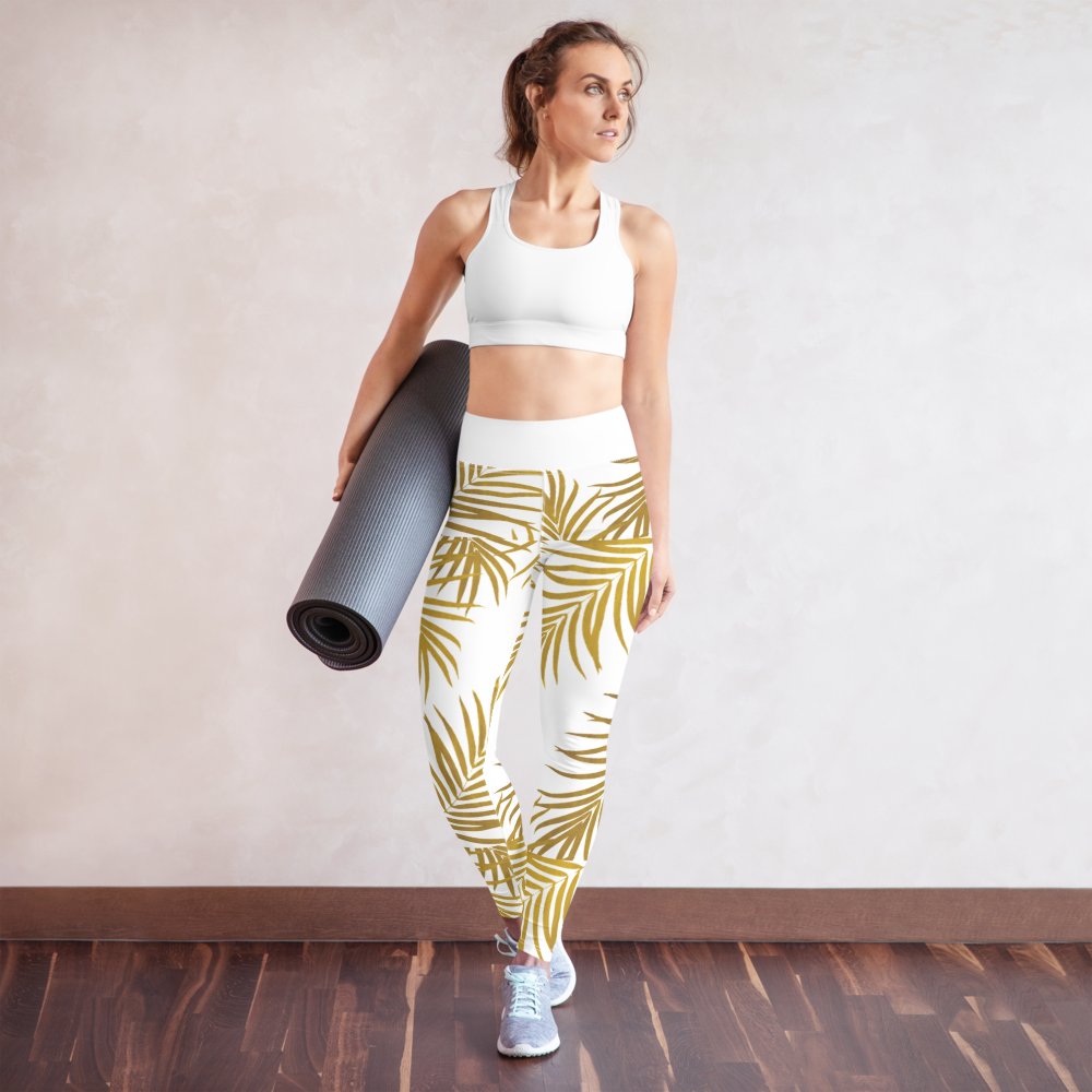 Golden Palm Yoga Pants II