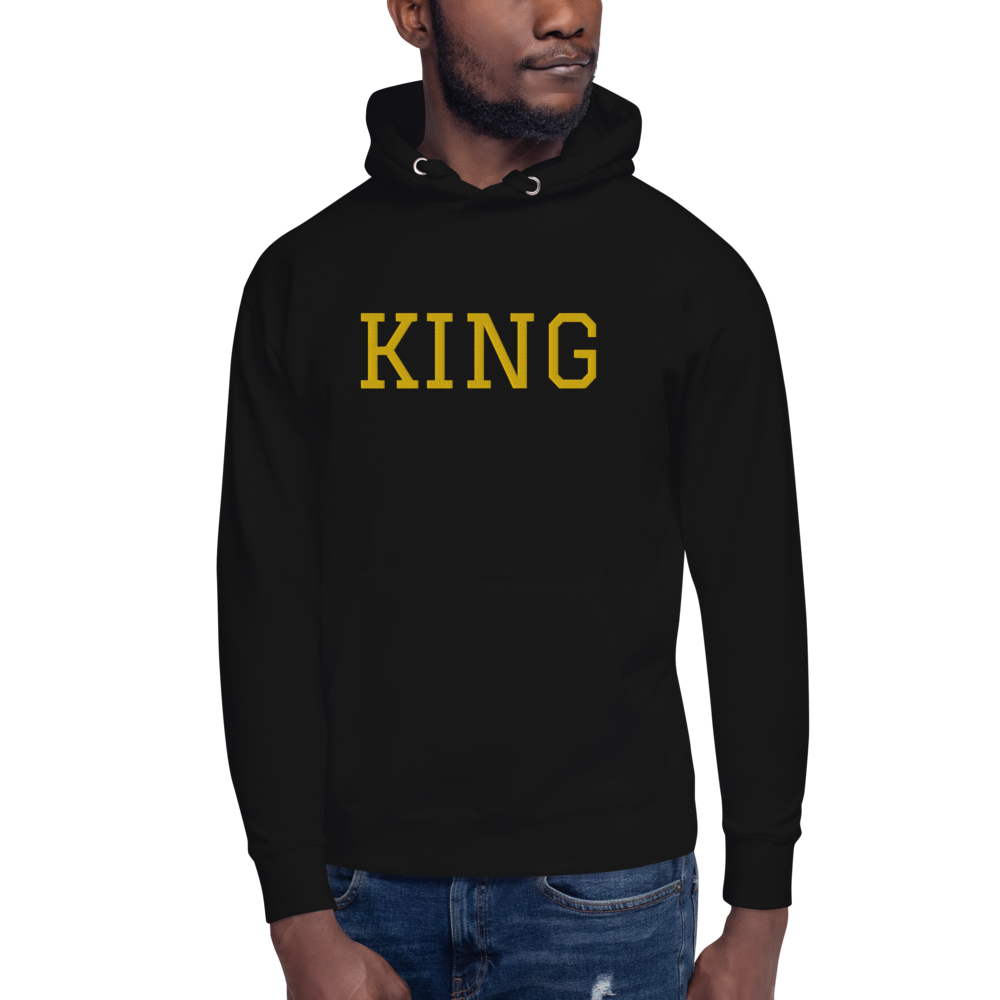 King Embroidery Hoodie