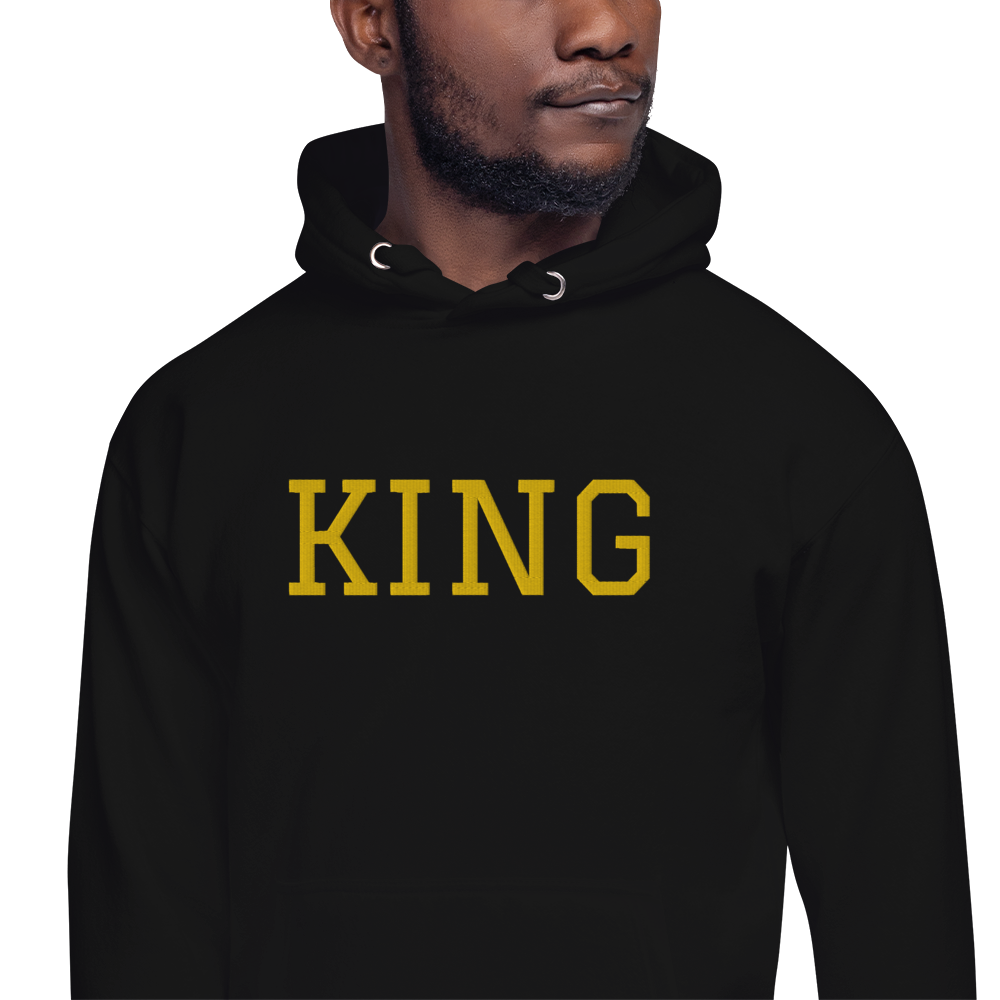 King Embroidery Hoodie