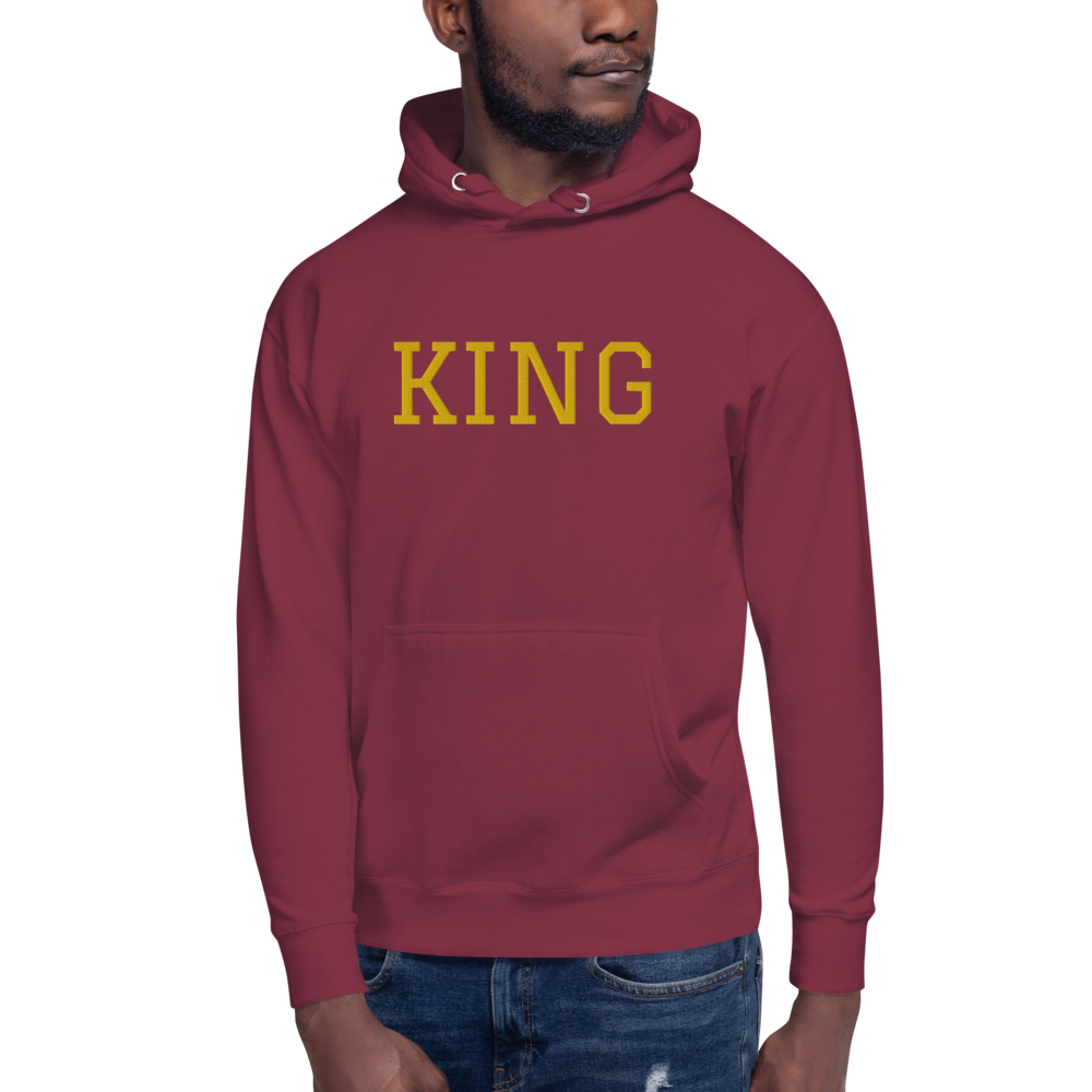 King Embroidery Hoodie