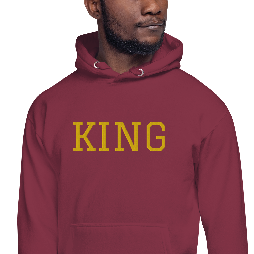 King Embroidery Hoodie