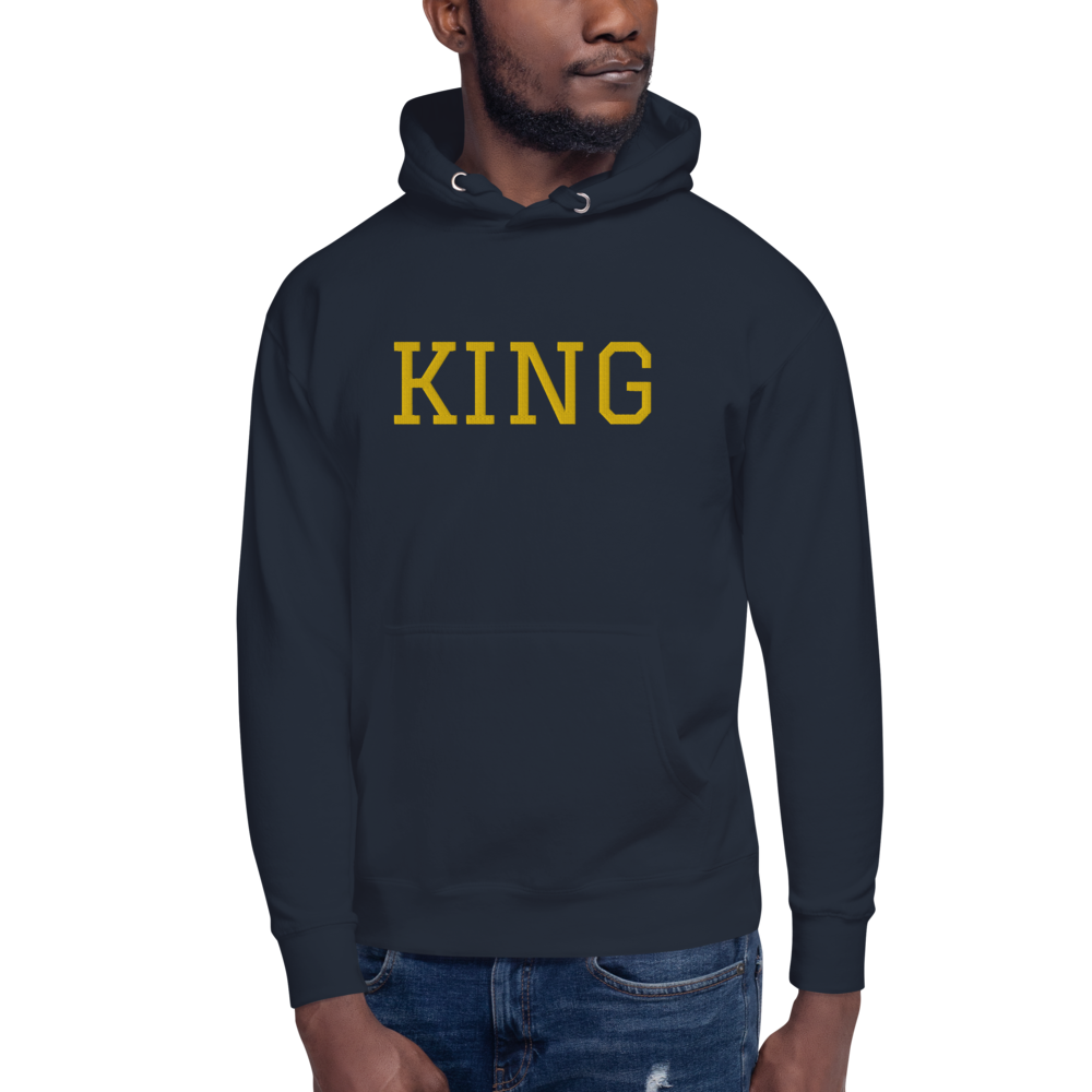 King Embroidery Hoodie