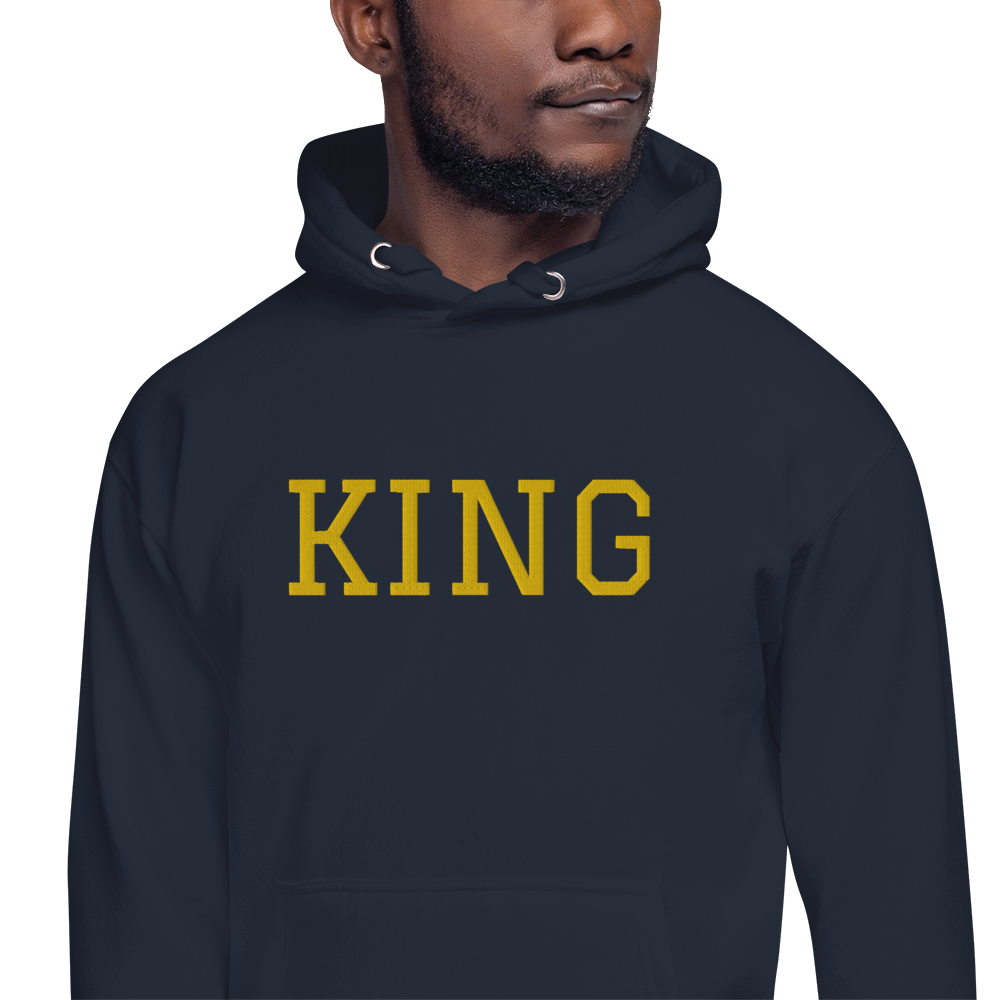 King Embroidery Hoodie