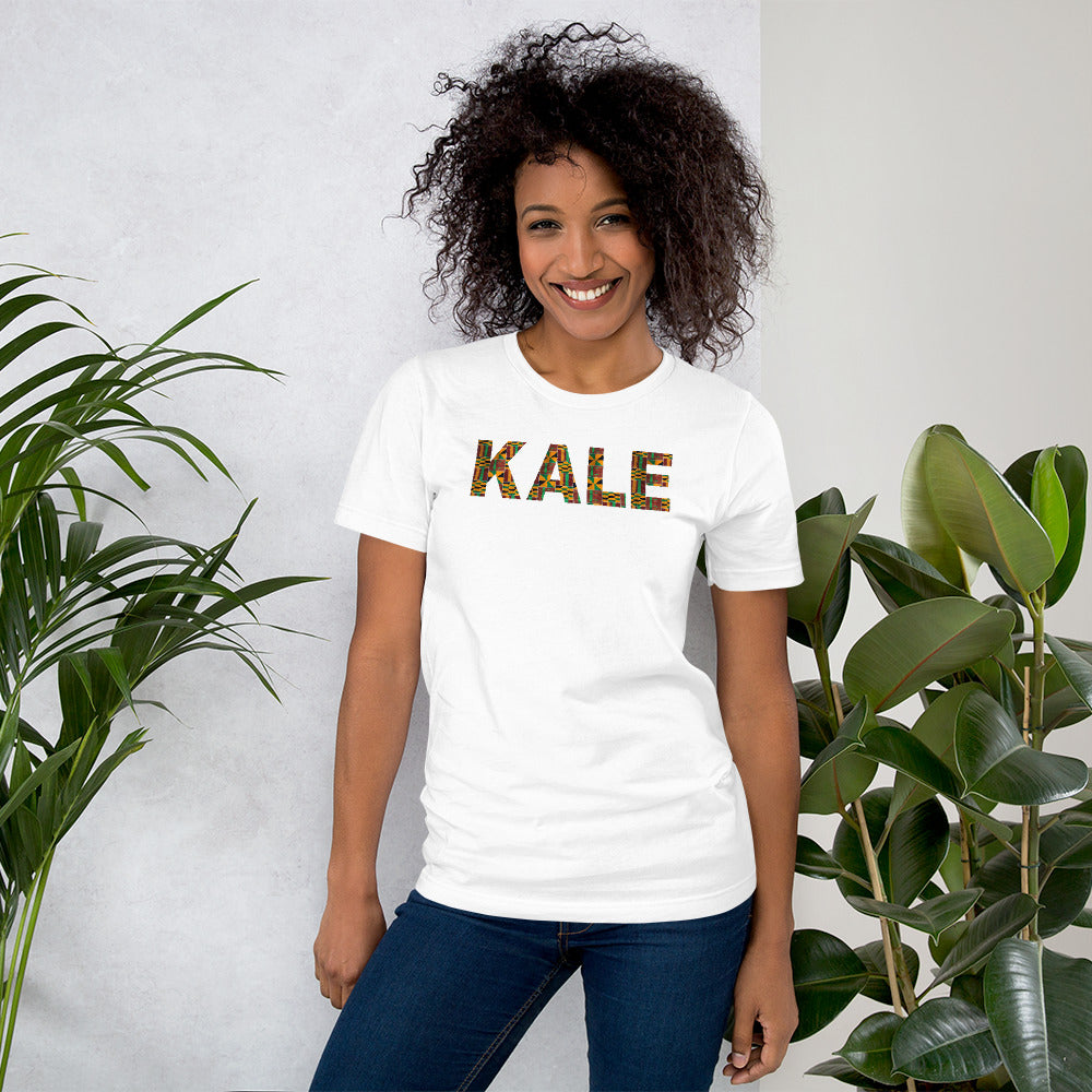 KENTE KALE - CRISP WHITE TEE
